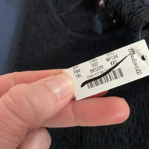 Madewell The Melody Smocked Midi Dress NWT - Picture 5 of 8